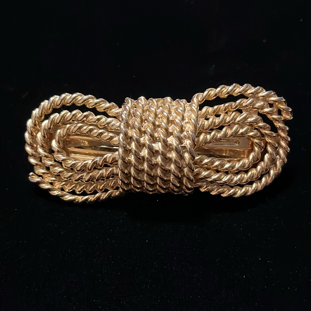 Gold Color Rope Design Hair Clip - Picture 11 of 16